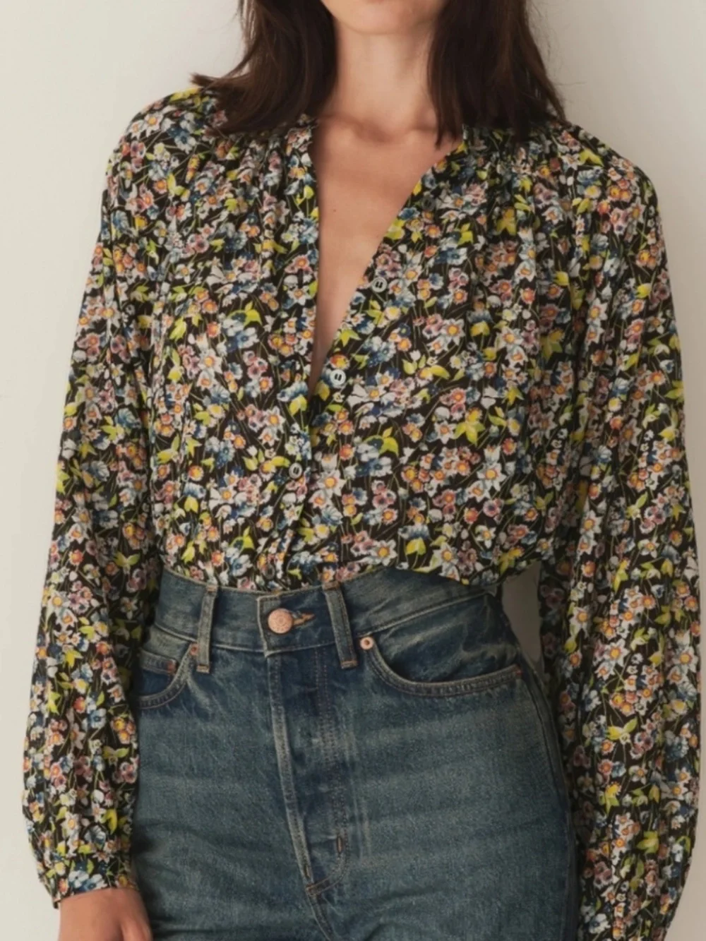Doen Jill Top Blouse in Blossom Breeze